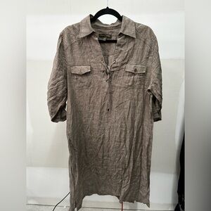 Tommy Bahama Brown Midi Dress